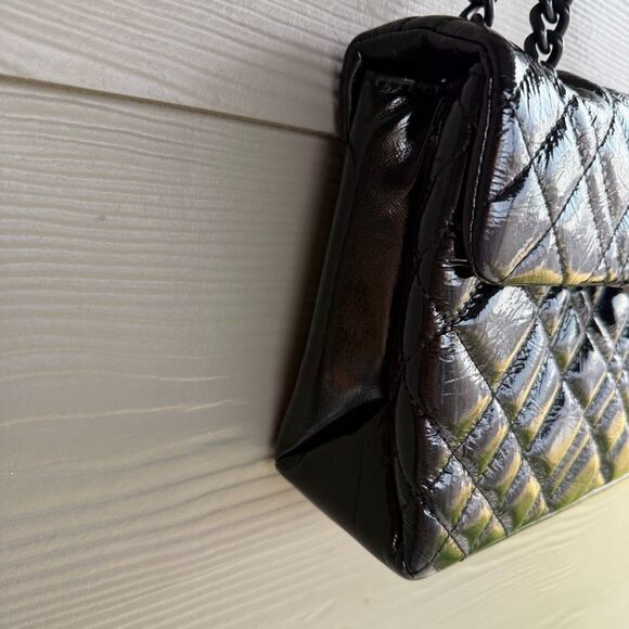 Kurt Geiger Black Quilted Crossbody Bag - Picture 5 of 10
